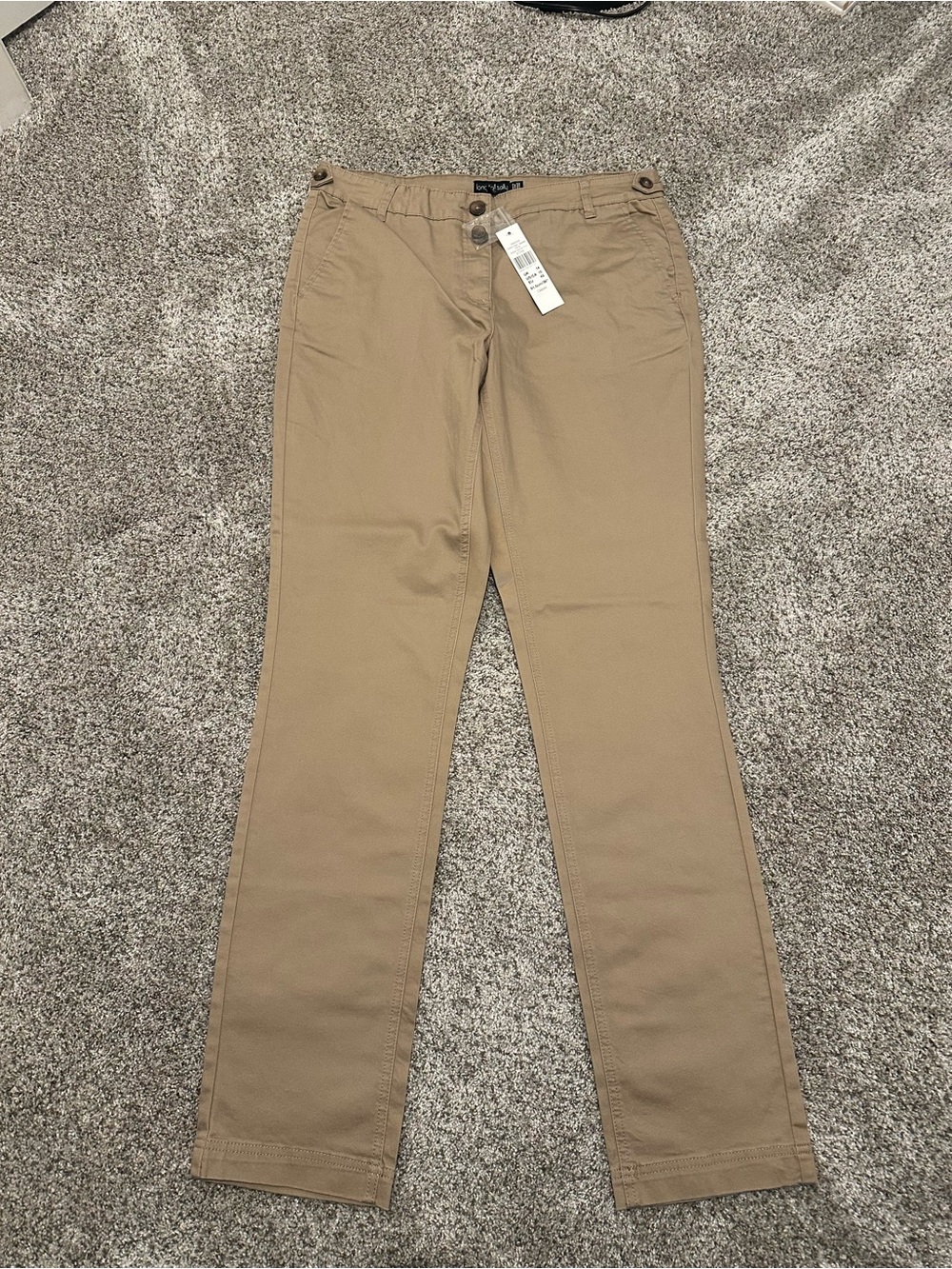 New Long Tall Sally Cotton Rich Tapered Chino 10-Tall